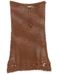 TERRY PUESTO - Sara Crochet-Knit Skirt - Lyst