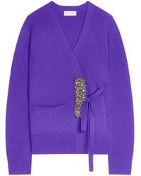 Dries Van Noten - Cashmere Wrap Cardigan - Lyst