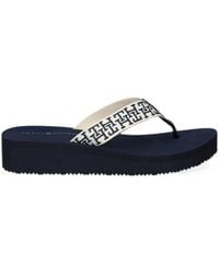 Tommy Hilfiger - Tongs The Monogram À Plateforme - Lyst