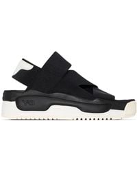 Y-3 - Hokori Wedge Sandals - Lyst