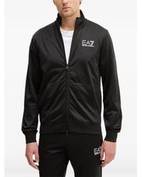EA7 - Sweat Zippé À Logo - Lyst