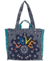 Call it By Your Name - Quilted Padded Bandana Tote Bag - Lyst
