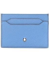 Montblanc - Logo-plaque Leather Card Holder - Lyst