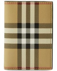 Burberry - Vintage Check Bi-fold Wallet - Lyst