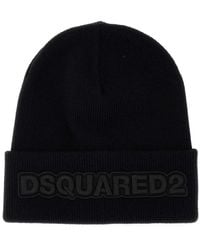 DSquared² - Embroidered Beanie - Lyst