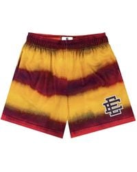 Eric Emanuel - Logo-Patch Striped Shorts - Lyst