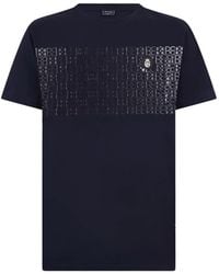 Billionaire - Monogram-Print T-Shirt - Lyst