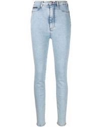 Philipp Plein - Iconic High-Waist Skinny Jeans - Lyst