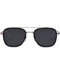 Thom Browne - Pilot-frame Titanium Sunglasses - Lyst