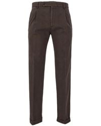 Berwich - Retro Long Pleated Trousers - Lyst