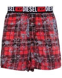 DIESEL - Logo-Print Strap Boxers - Lyst