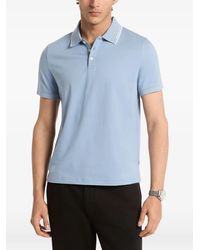 Michael Kors - Logo-Trim Polo Shirt - Lyst
