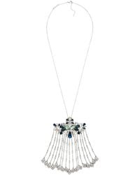 Rabanne - Strass Jewel Necklace - Lyst