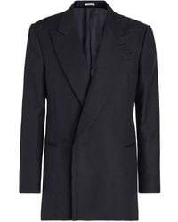 McQueen - Tailored Peak Lapels Blazer - Lyst