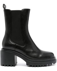 Twin Set - 85mm Leather Ankle Boots - Lyst