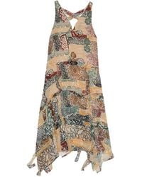 Bimba Y Lola - Printed Midi Dress - Lyst