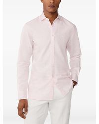 Hackett - Getailleerd Overhemd Met Bengaalse Streep - Lyst