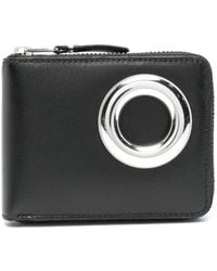 Comme des Garçons - Eyelet-Embellished Leather Wallet - Lyst