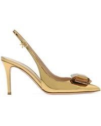 Gianvito Rossi - Jaipur 90 Mm Slingback Pumps - Lyst