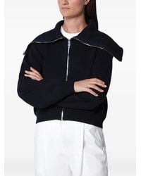 Rohe - Sailor-Collar Zip-Up Cardigan - Lyst