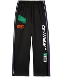 Off-White c/o Virgil Abloh - Logo-Patch Track Pants - Lyst