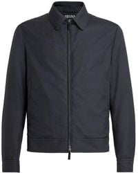 ZEGNA - Giacca-Camicia Leggerissimo Con Zip - Lyst