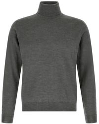 Zanone - Roll-Neck Wool Sweater - Lyst