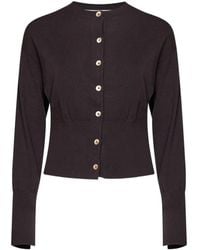 Kaos - Button-Up Drop-Shoulder Cardigan - Lyst