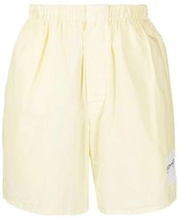 FOO AND FOO - Logo-Patch Cotton Short - Lyst