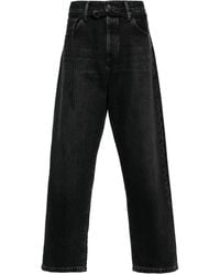 Acne Studios - Mid-Rise Wide-Leg Jeans - Lyst