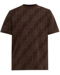 adidas - Monogram-Print Logo-Patch T-Shirt - Lyst