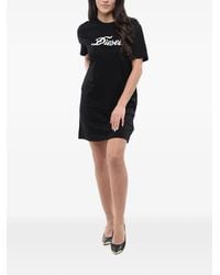 DIESEL - Logo-Print Jersey T-Shirt Dress - Lyst