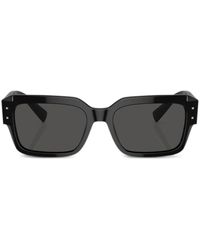 Dolce & Gabbana - Sharped Rectangle-Frame Sunglasses - Lyst
