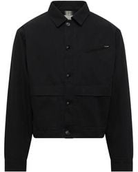 Entire studios - Hatch Cotton Shirt Jacket - Lyst