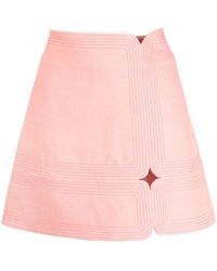 Acler - Briar Cut-out Miniskirt - Lyst