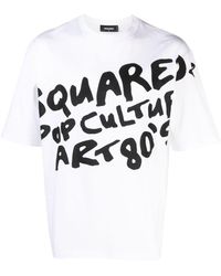 DSquared² - T-shirt Pop 80's en coton - Lyst