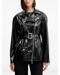 SIMONA CORSELLINI - Belted Zip-Up Jacket - Lyst