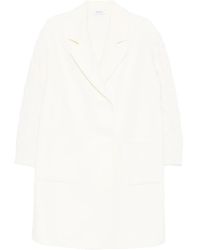 Gran Sasso - Cable-Knit Panelled Coat - Lyst