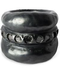 Parts Of 4 - Stack Sterling- Diamond Ring - Lyst