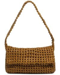 Bimba Y Lola - Medium Lime Plaited Leather Shoulder Bag - Lyst