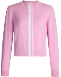 Patou - Striped-Detail Cardigan - Lyst