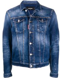 DSquared² Denim Jack - Blauw