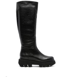 Paloma Barceló - 60mm Knee-high Leather Boots - Lyst