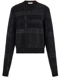 Ferragamo - Pullover Mit V-Ausschnitt - Lyst