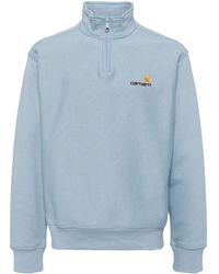 Carhartt - Embroidered-logo Mock-neck Sweatshirts - Lyst