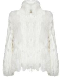 P.A.R.O.S.H. - High-Neck Textured-Finish Jacket - Lyst