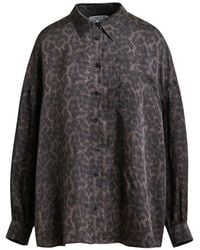 Essentiel Antwerp - Ilorin Leopard-Print Ruffled Shirt - Lyst
