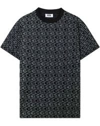 Gcds - Oversized T-Shirt Met Monogram-Print - Lyst