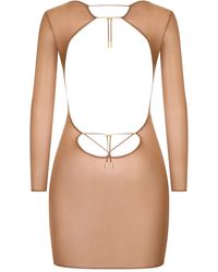 maison close blue angel bodycon mini dress MAISON CLOSE blue angel bodycon mini dress