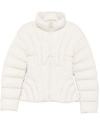 Elisabetta Franchi - Quilted High-Neck Jacket - Lyst